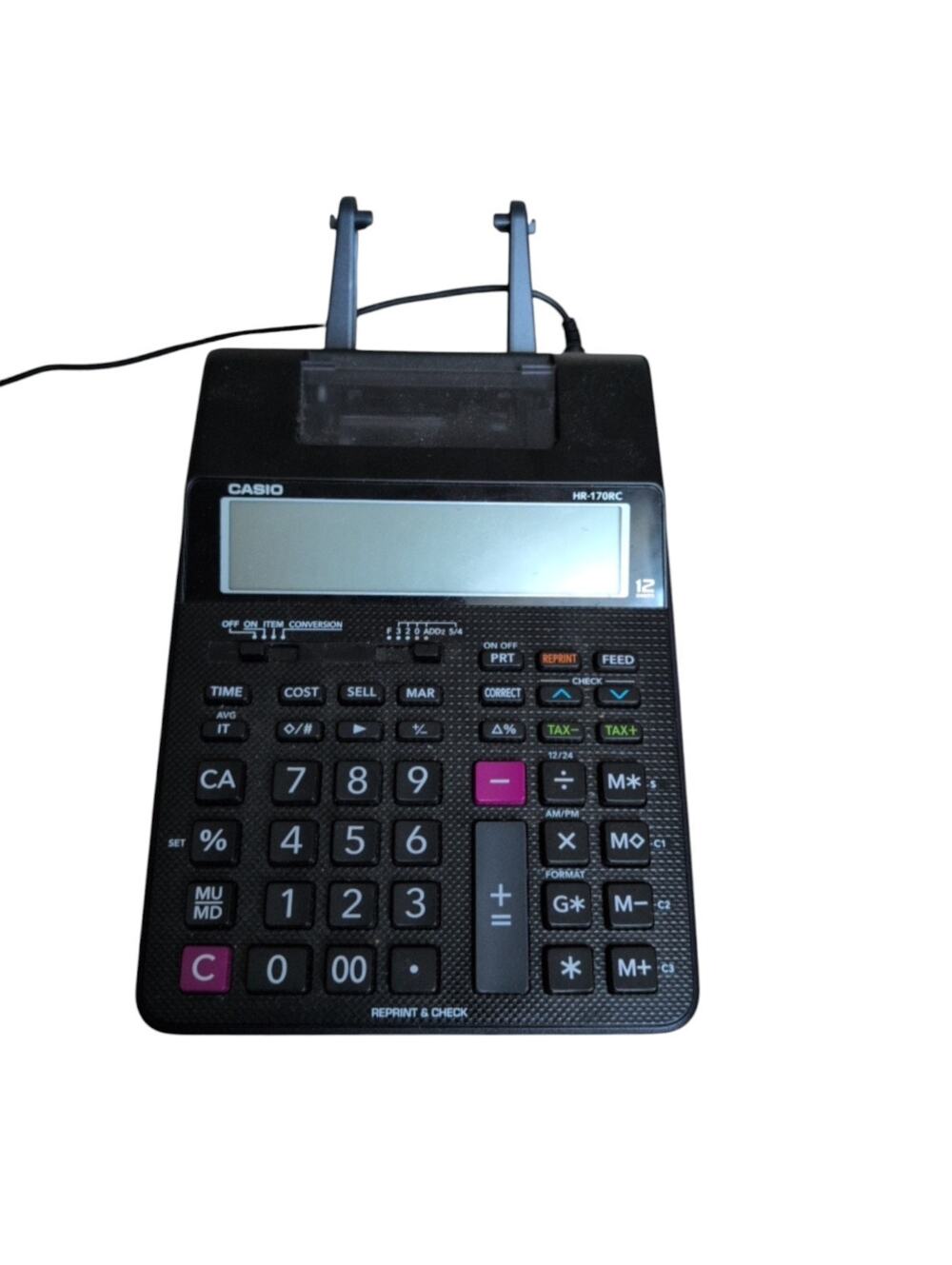 Casio HR-170RC Printing Calculator - Black